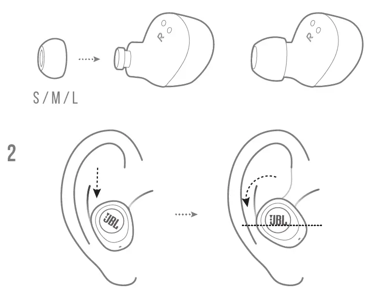 JBL WAVE 100 TWS Earbuds 2
