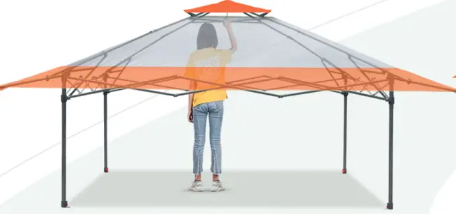 EAGLE PEAK E169EPT-ORG-AZ-Straight Leg-Pop-Up-Canopy-Tent-Instant-Outdoor-Canopy-FIG- (2)