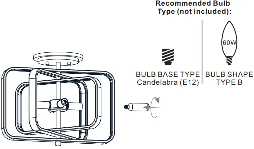 QUOIZEL PCDPR1714BWS PCDPR2814BWS Semi Flush Mount Lights-fig18