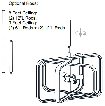 QUOIZEL PCDPR1714BWS PCDPR2814BWS Semi Flush Mount Lights-fig4