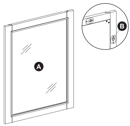 Kathy Ireland 1591MR-22-241, 1591MR-22-247 22 Inch Mirror - PACKAGE CONTENTS
