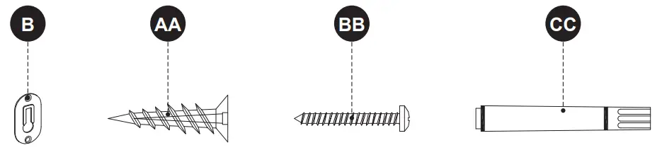 Kathy Ireland 1591MR-22-241, 1591MR-22-247 22 Inch Mirror - PARTS LIST