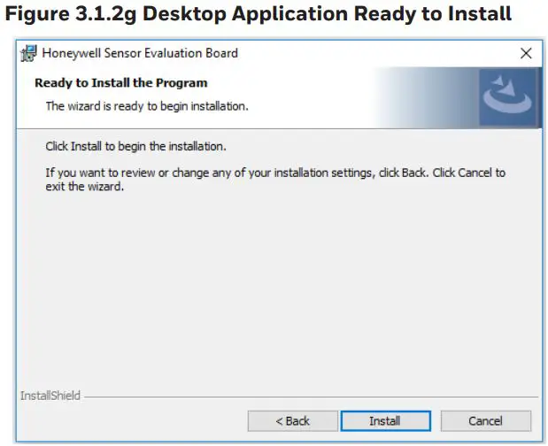 Honeywell FSS-SMT Sensor Evaluation Board Instructions - Figure 3.1.2g