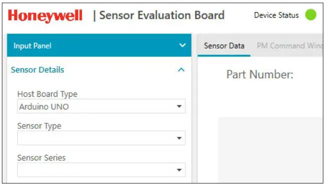 Honeywell FSS-SMT Sensor Evaluation Board Instructions - USING THE SOFTWARE