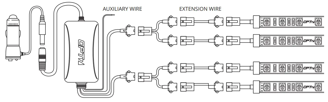 OPT7 Pro Engine Bay LED Lighting Kit - fig 3