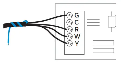 Honeywell T9 Smart Thermostat RCHT9510WFW2003 - Find the other end of the unused wire