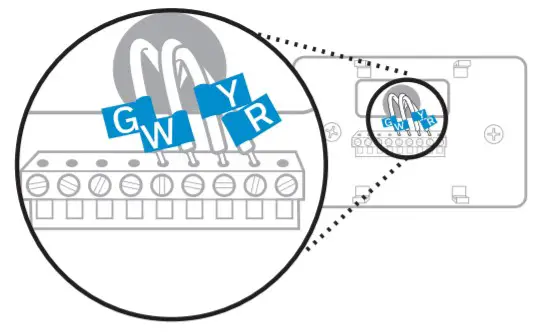 Honeywell T9 Smart Thermostat RCHT9510WFW2003 - Label the wires