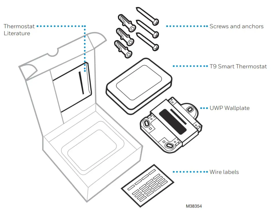 Honeywell T9 Smart Thermostat RCHT9510WFW2003 - Read before installing.