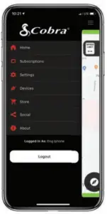 Cobra-RAD-480-menu-interface