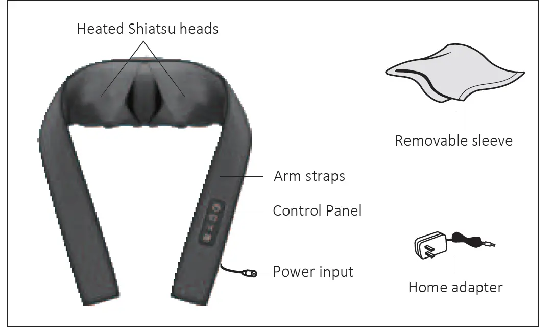 COMFIER CF-6101 Neck and Shoulder Massager-01