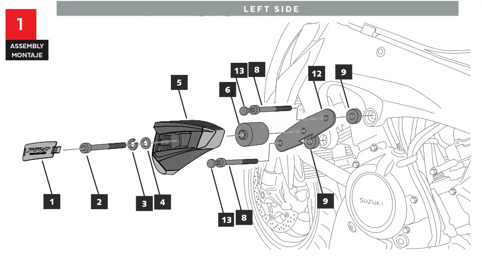 Puig 21266N Protector Motor - LEFT SIDE