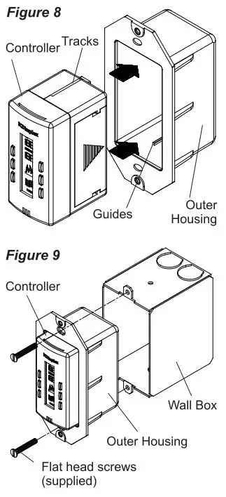 Dimplex WRCPF-KIT Multi-Function Wall Switch Remote Control Kit - Figure 8 & 9
