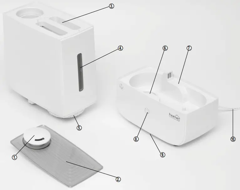 SOMOGYI ELEKTRONICS UHP 4000B Ultrasonic Cold Air Humidifier - Safety and maintenance 1