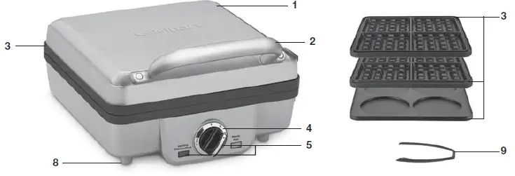 Cuisinart WAF-350C Belgian Waffle Maker-fig-1