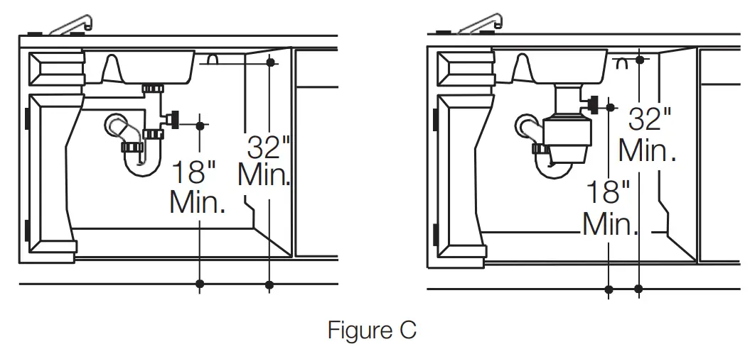 FORTE F18DWS250SS 18 Inch Stainless Steel Dishwasher - Figure C