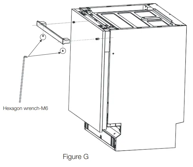 FORTE F18DWS250SS 18 Inch Stainless Steel Dishwasher - Figure G