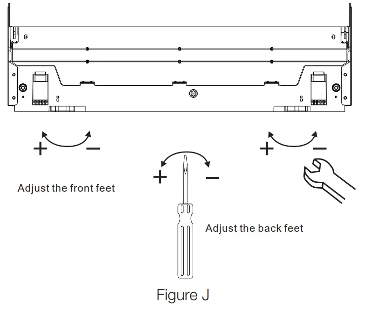 FORTE F18DWS250SS 18 Inch Stainless Steel Dishwasher - Figure J