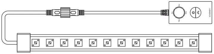 AC INFINITY IONBEAM S11 Full Spectrum LED Grow Light Bars - CONNECTING