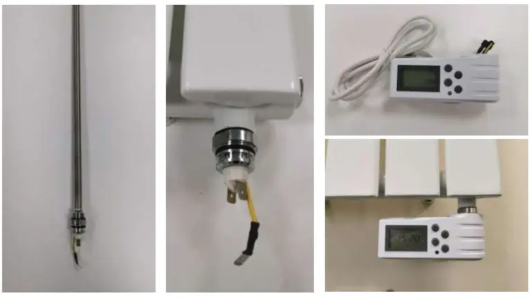 EcoVolt JT4B and JT6B Versions JTB Electric Radiators - Inserting the electrical element into the heater