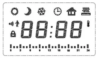 EcoVolt JT4B and JT6B Versions JTB Electric Radiators - Panel display