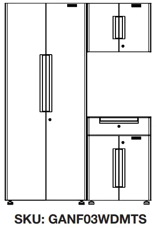 Whirlpool GANF03WFMTS Series Flex Cabinet System - WDMTS