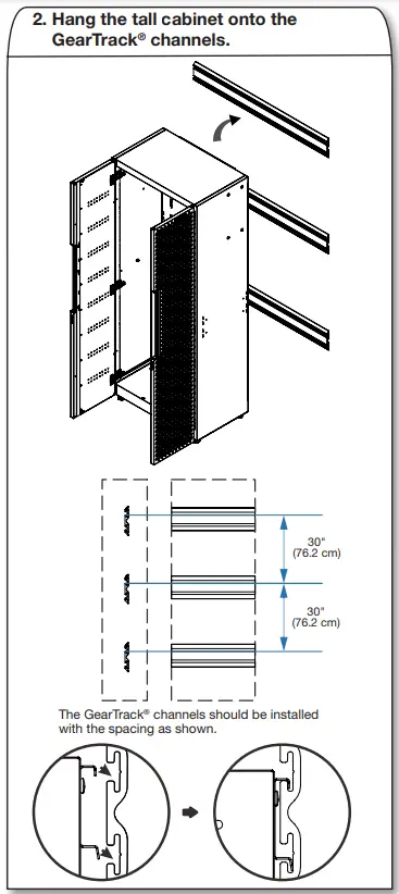 Whirlpool GANF03WFMTS Series Flex Cabinet System - cabinet onto the