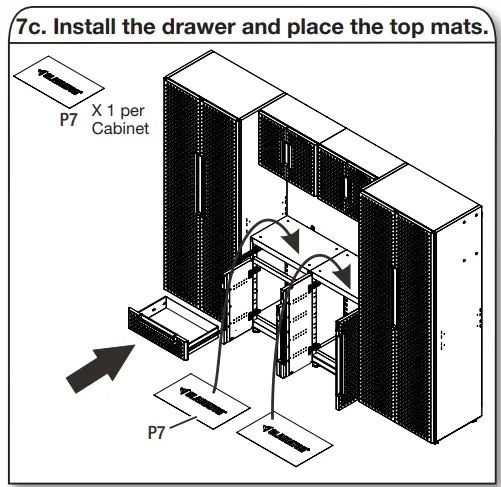 Whirlpool GANF03WFMTS Series Flex Cabinet System - drawer and place
