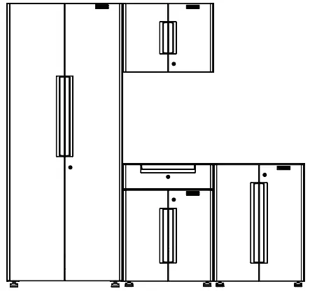Whirlpool GANF03WFMTS Series Flex Cabinet System - fig 3