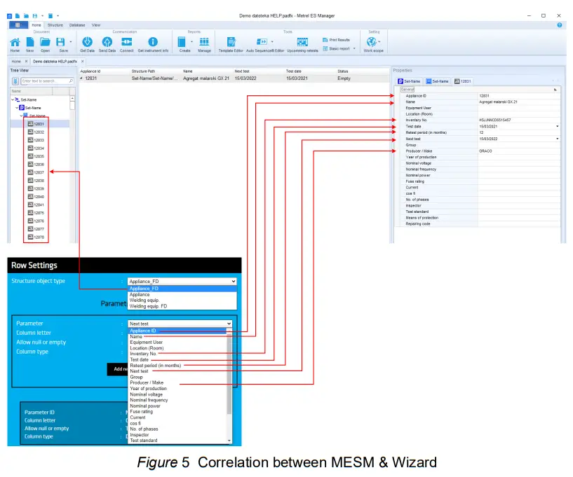 ESM Excel to Metrel file converter - wizard1