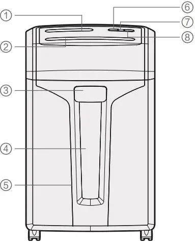 deli E14400 Paper Shredder-fig2