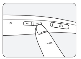 LG HBS-SL5 Bluetooth Wireless Stereo Headset - Vibration Alert