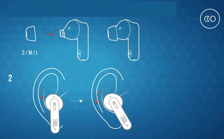 JBL Tune 230 NC Performance TWS Earbuds - HOW TO WEAR 1