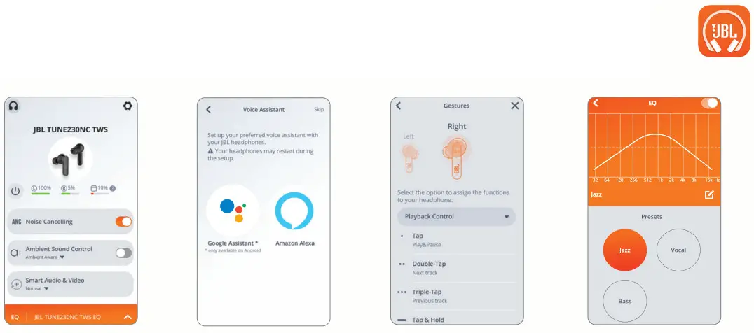 JBL Tune 230 NC Performance TWS Earbuds - HOW TO WEAR 8