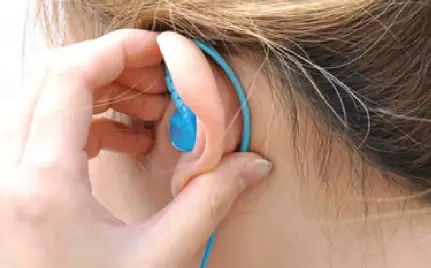 MEE audio Sports Earphones With Memory - Insert the earpieces into your ears