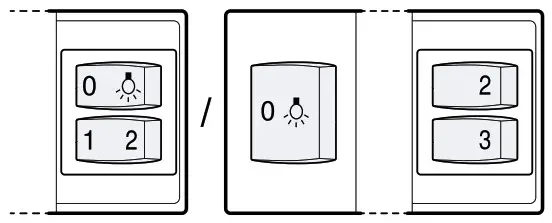BOSCH Extractor Hood - Controls, variant 1 and 2