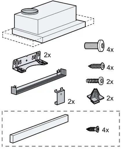 BOSCH Extractor Hood - Included with the appliance 1