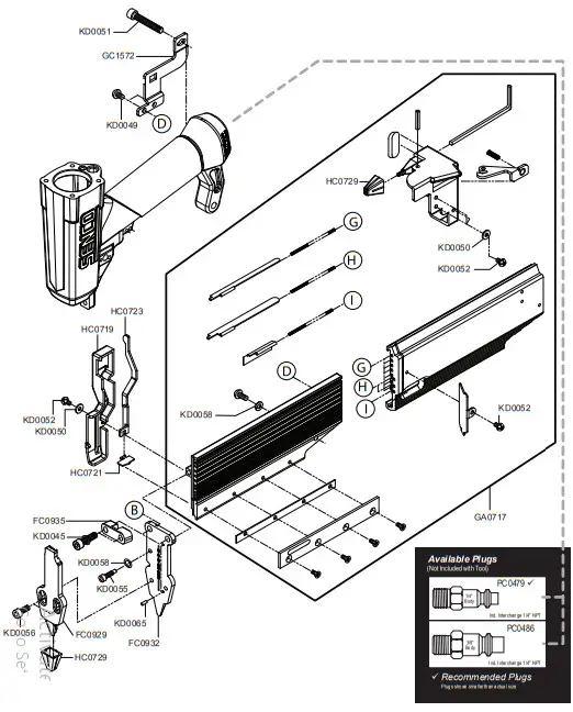 SENCO TN21L1 Micro Pinner - Micro Pinner
