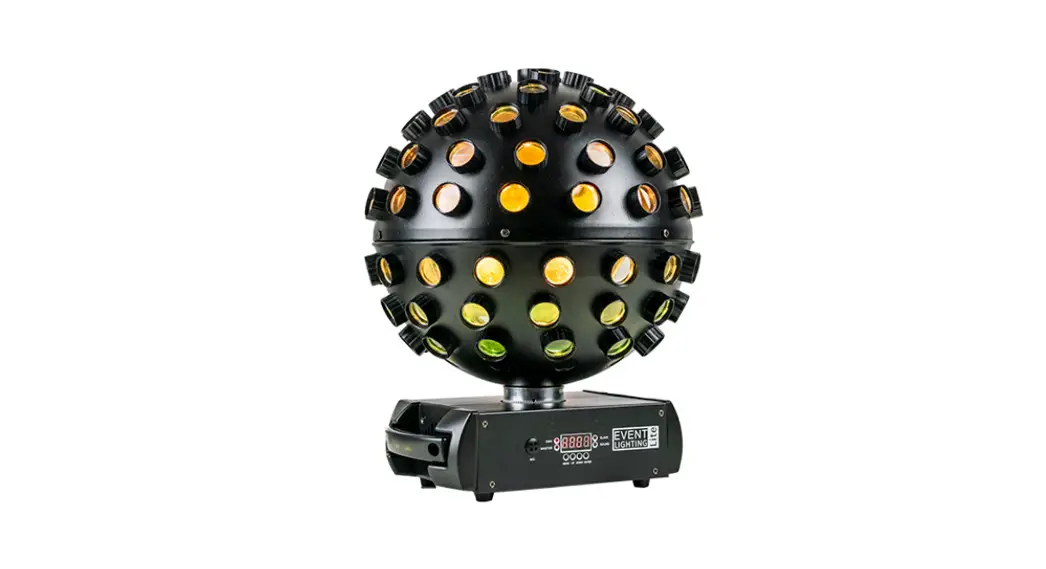 Event Lighting Nitroball 5x 12w Led Rgbw Spherical Light User Manual