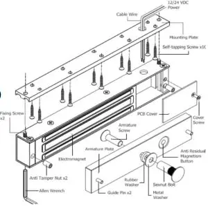 ALLSecurity Indoor Maglock fig8