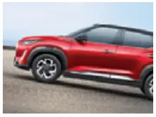 NISSAN Magnite SUV Car - PARKING ON A SLOPE