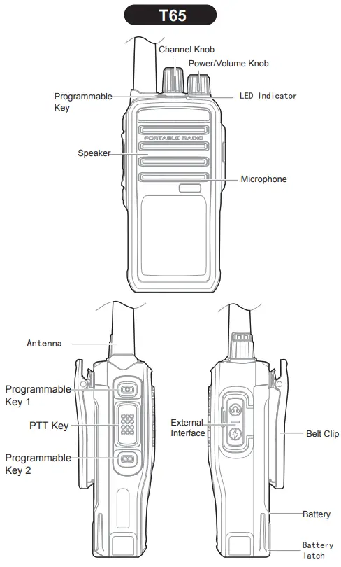 Kirisun T65 PoC Smart Radio - t65