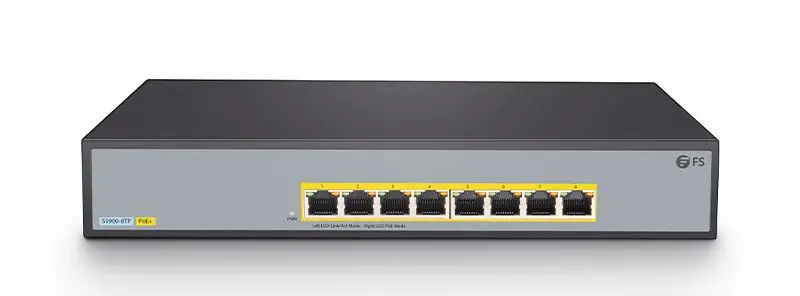 FS S1900-8TP Ethernet Unmanaged POE Switch
