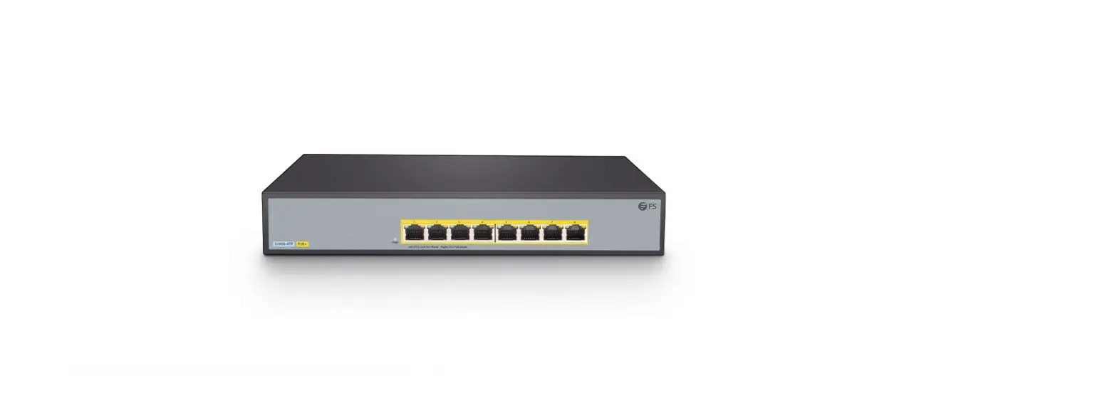 Fs S1900-8tp Ethernet Unmanaged Poe Switch User Guide