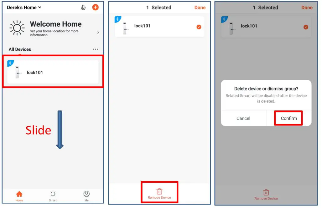 tuya LVD-06 Smart Door Lock with Apartment Management System - Initialization by App