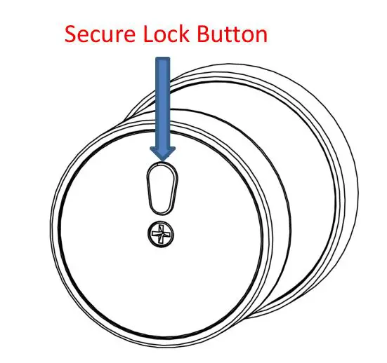 tuya LVD-06 Smart Door Lock with Apartment Management System - Initialization by Handle and Secure Lock Button