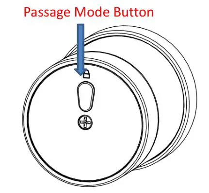 tuya LVD-06 Smart Door Lock with Apartment Management System - Passage Mode