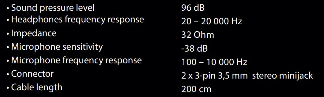 Genesis Argon120 Gaming Headset - specification