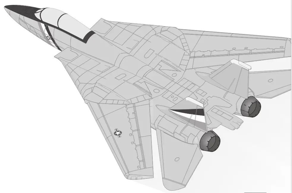 HORIZON EFL01450 F 14 Tomcat Twin 40mm EDF 2