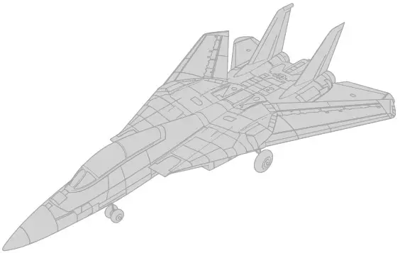 HORIZON EFL01450 F 14 Tomcat Twin 40mm EDF- Box Contents