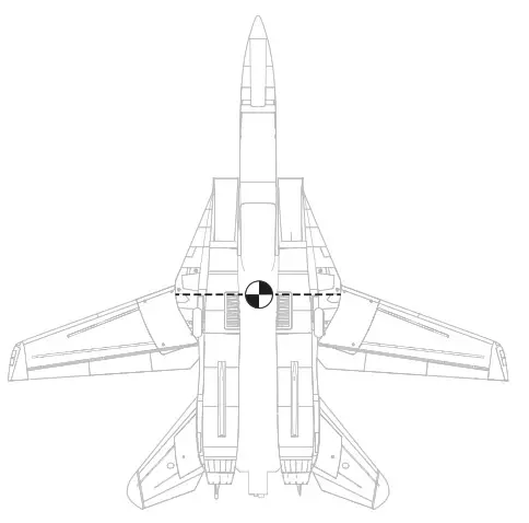 HORIZON EFL01450 F 14 Tomcat Twin 40mm EDF- Center of Gravity 2